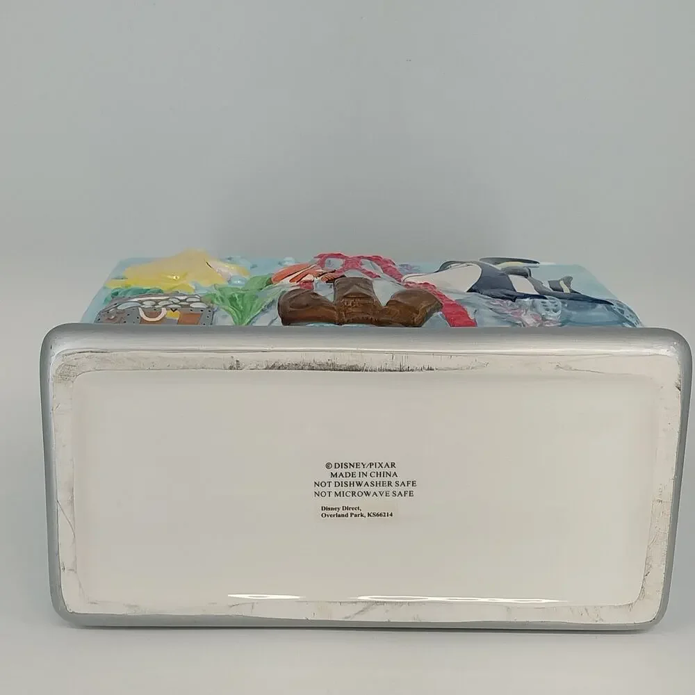 Disney Direct Finding Nemo Aquarium Ceramic Cookie Jar With Lid Pixar China